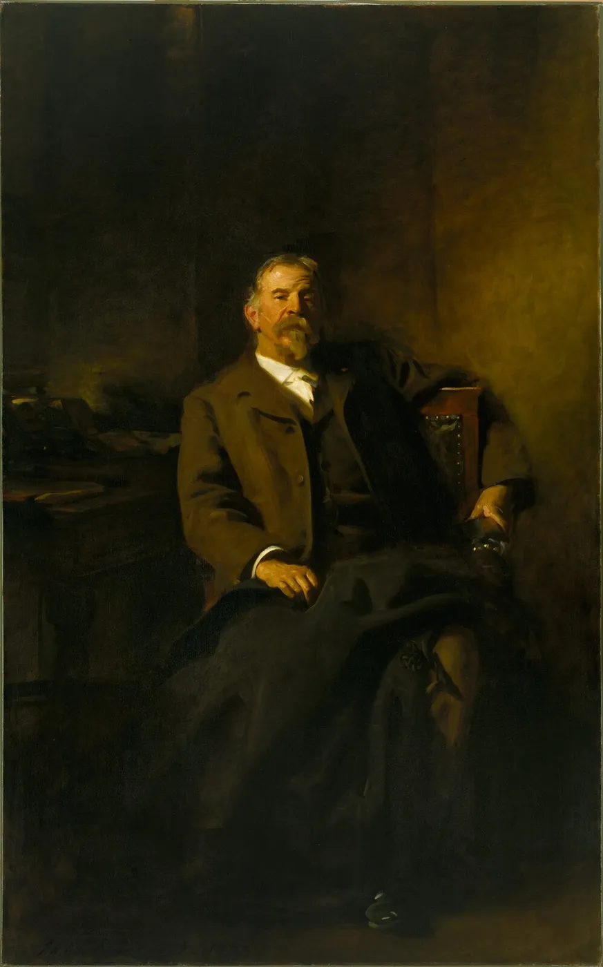 Henry Lee Higginson (1903) by John Singer Sargent — original painting reproduced as a hand-painted oil on canvas
