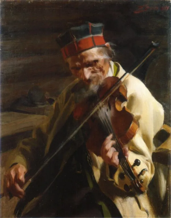 Hins Anders (1904) by Anders Zorn — original painting reproduced as a hand-painted oil on canvas