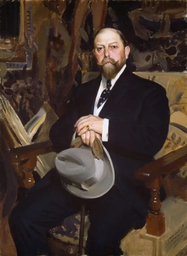 Hugo Reisinger (1907) by Anders Zorn — original painting reproduced as a hand-painted oil on canvas
