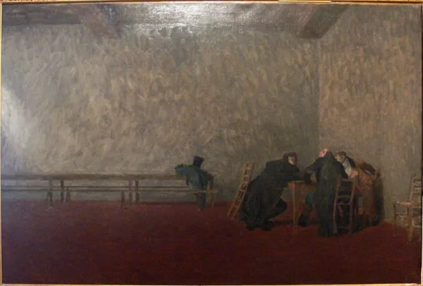 Ils conspirent ! (1892) by Jean-Léon Gérôme — original painting reproduced as a hand-painted oil on canvas