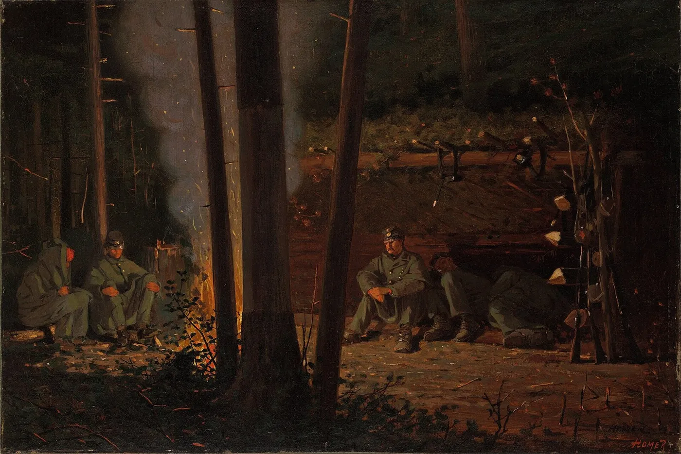 In Front of Yorktown — Winslow Homer