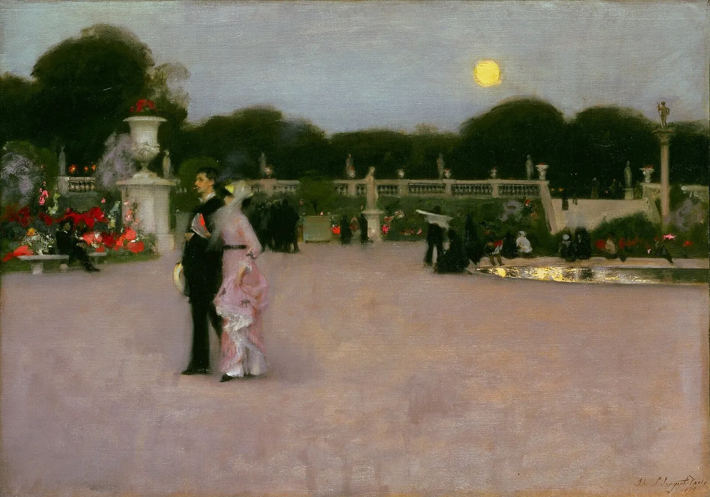 In the Luxembourg Gardens — John Singer Sargent