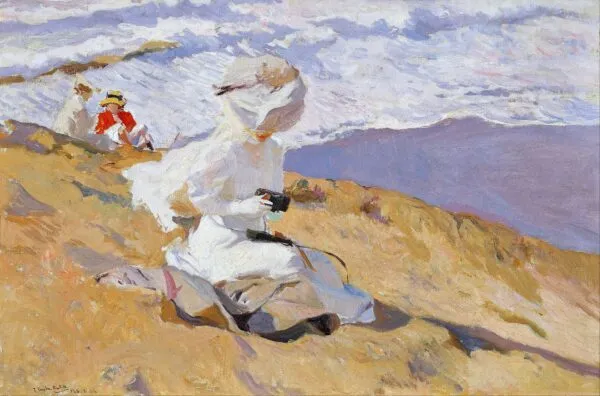 Instantánea (1906) by Joaquín Sorolla — original painting reproduced as a hand-painted oil on canvas
