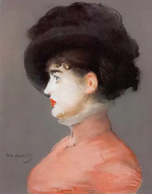 Irma Brunner (1880) by Édouard Manet — original painting reproduced as a hand-painted oil on canvas