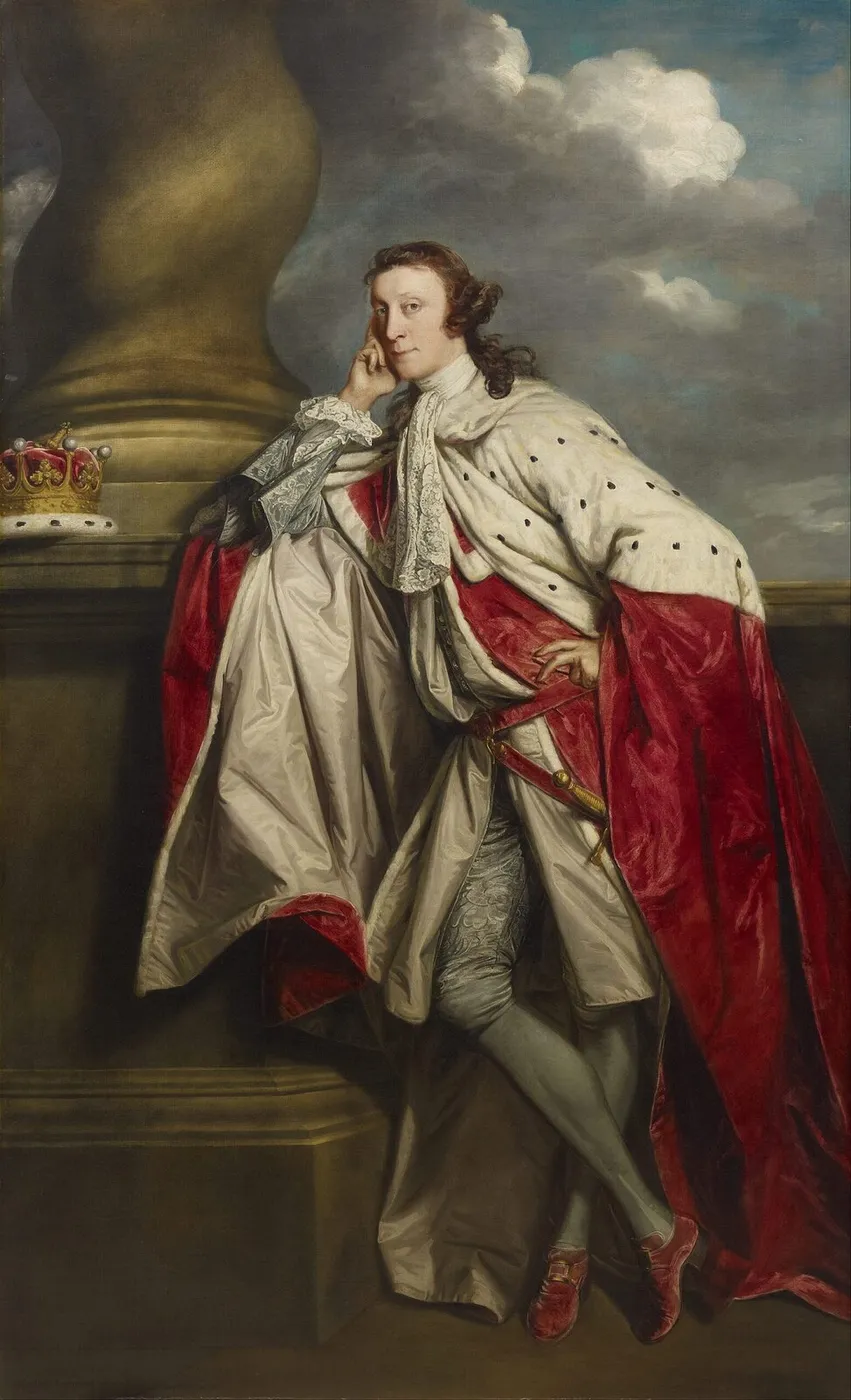 James Maitland, 7th Earl of Lauderdale (1750) by Joshua Reynolds — original painting reproduced as a hand-painted oil on canvas