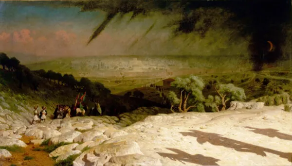 Jerusalem (1867) by Jean-Léon Gérôme — original painting reproduced as a hand-painted oil on canvas