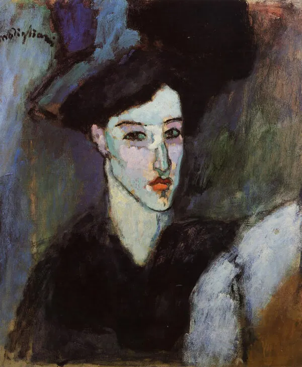 Jewess (1900) by Amedeo Modigliani — original painting reproduced as a hand-painted oil on canvas