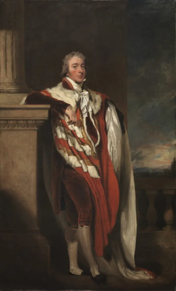 John Fane, 10th Earl of Westmoreland (1806) by Thomas Lawrence — original painting reproduced as a hand-painted oil on canvas