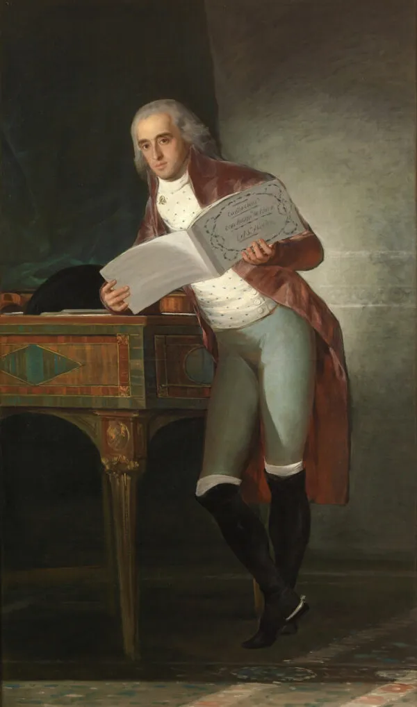 José Álvarez de Toledo, marqués de Villafranca y duque de Alba (1795) by Francisco Goya — original painting reproduced as a hand-painted oil on canvas