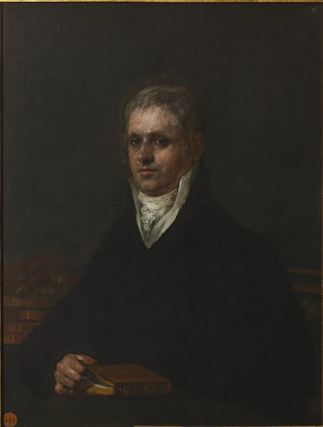 José Luis Munárriz (1815) by Francisco Goya — original painting reproduced as a hand-painted oil on canvas
