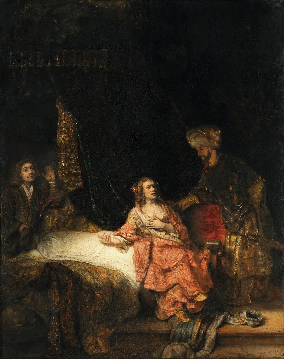 Joseph accused by Potiphar's wife — Rembrandt