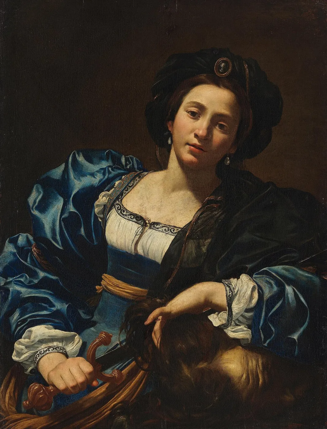 Judith (1625) by Simon Vouet — original painting reproduced as a hand-painted oil on canvas