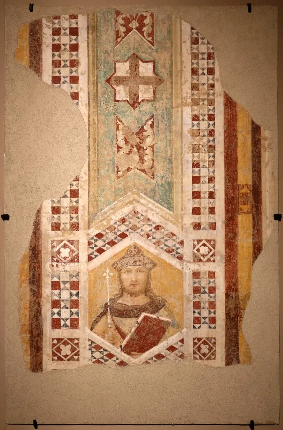 King Solomon by Ambrogio Lorenzetti — original painting reproduced as a hand-painted oil on canvas