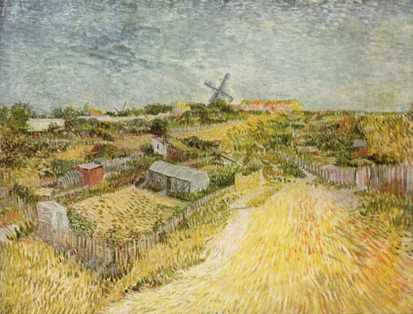 Kitchen Gardens on Montmartre — Vincent van Gogh