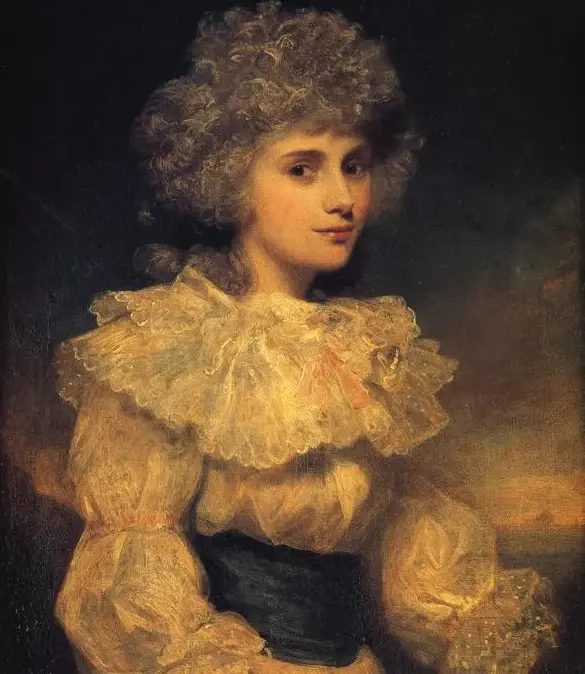 Lady Elizabeth Foster (1787) by Joshua Reynolds — original painting reproduced as a hand-painted oil on canvas
