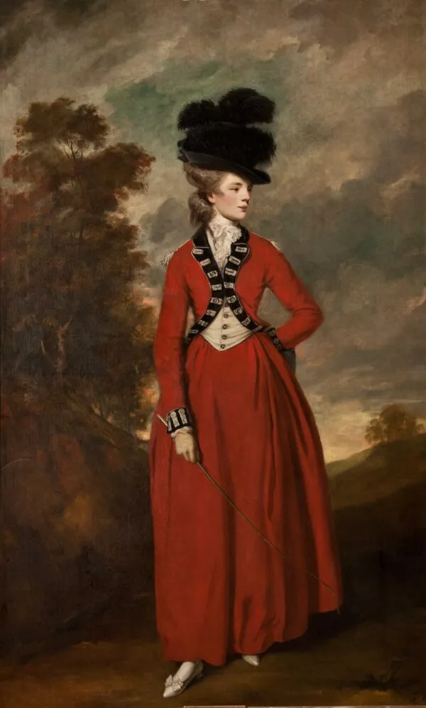 Lady Worsley (1779) by Joshua Reynolds — original painting reproduced as a hand-painted oil on canvas