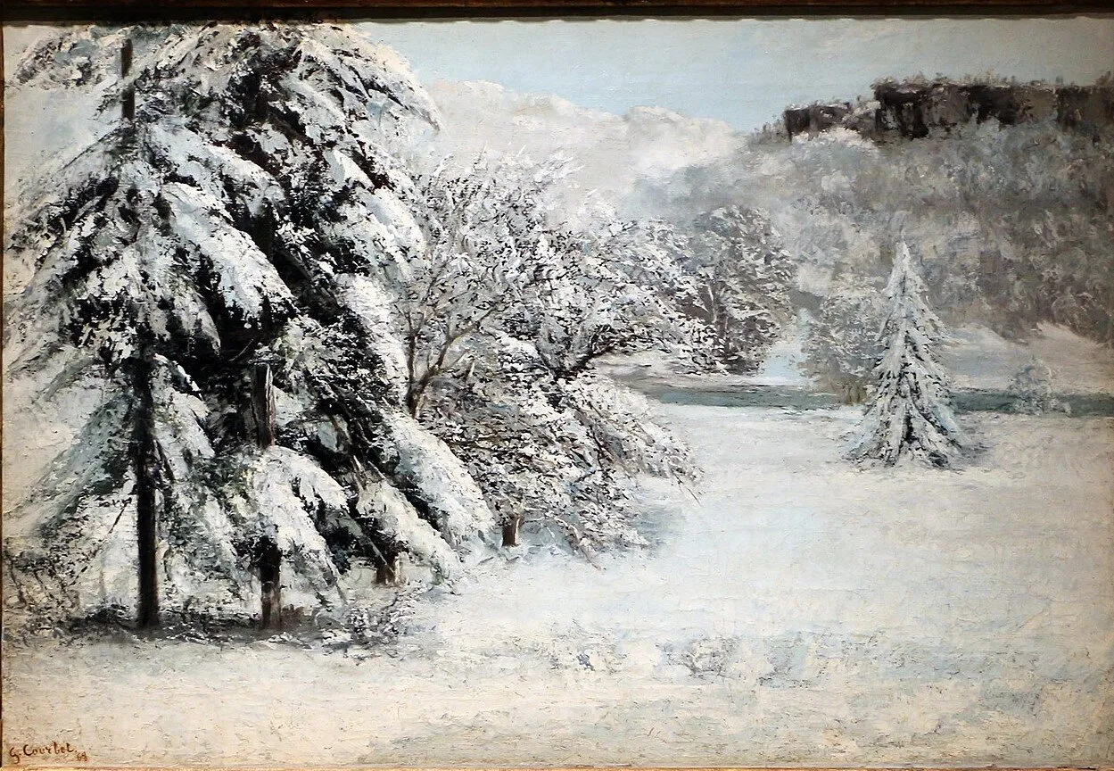 Landscape in Winter — Gustave Courbet