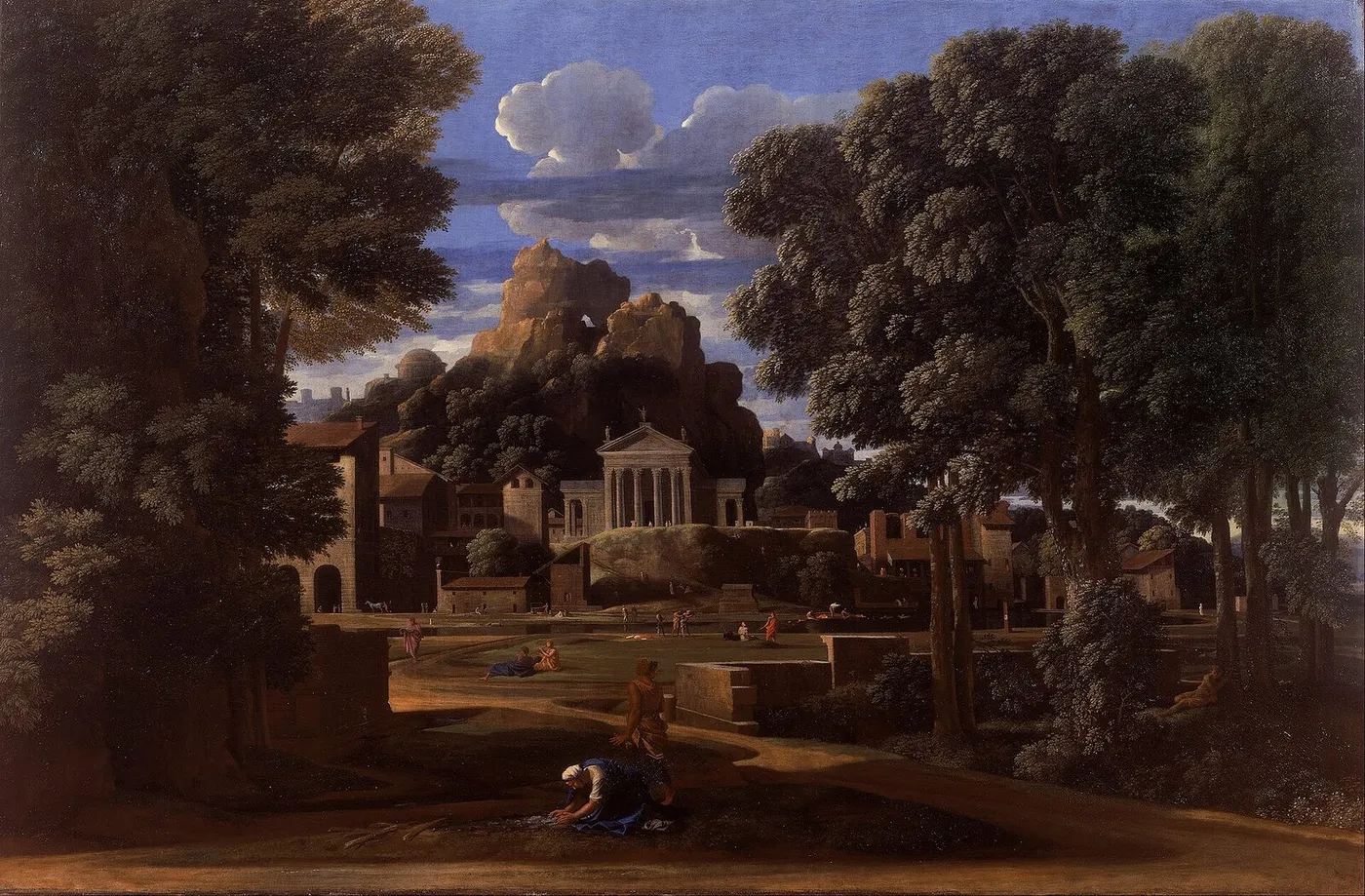 Landscape with the Ashes of Phocion — Nicolas Poussin