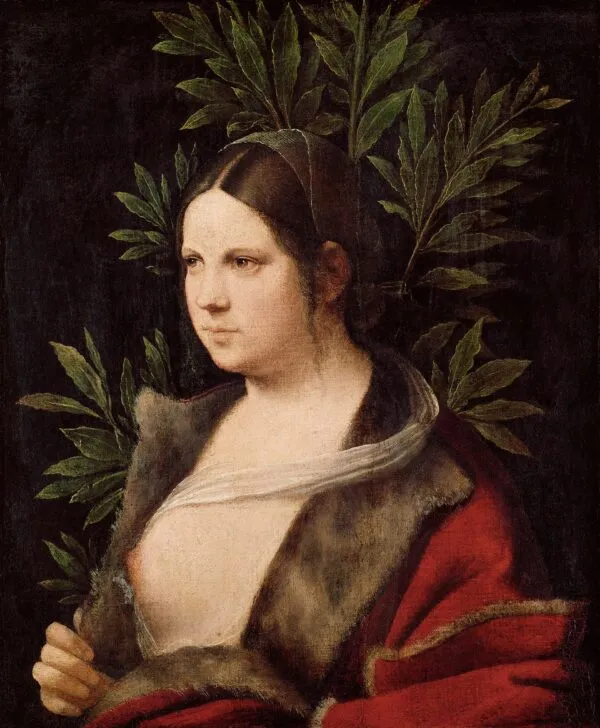 Laura (1506) by Giorgione — original painting reproduced as a hand-painted oil on canvas
