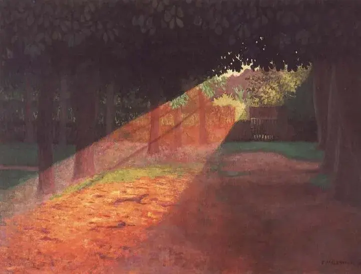 Le Rayon (1909) by Félix Vallotton — original painting reproduced as a hand-painted oil on canvas