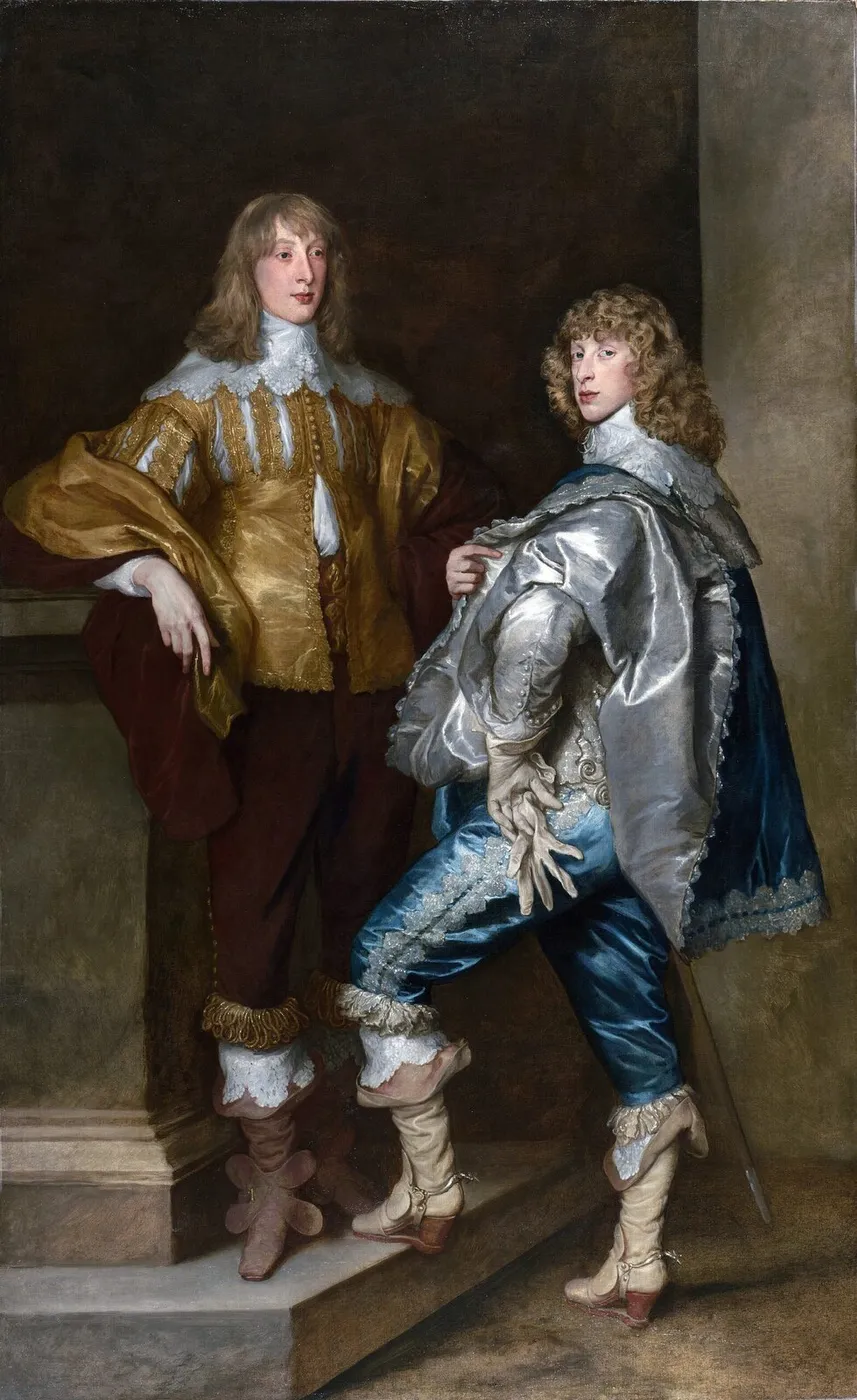 Lord John Stuart and His Brother, Lord Bernard Stuart — Anthony van Dyck