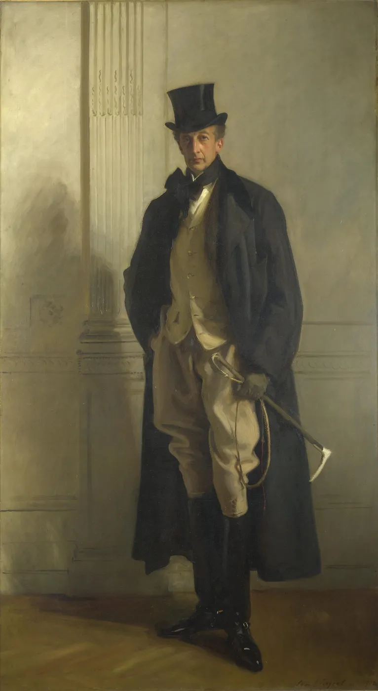 Lord Ribblesdale (1902) by John Singer Sargent — original painting reproduced as a hand-painted oil on canvas