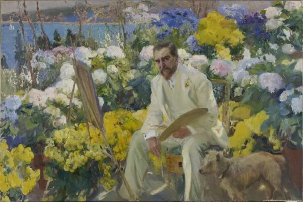 Louis Comfort Tiffany (1911) by Joaquín Sorolla — original painting reproduced as a hand-painted oil on canvas