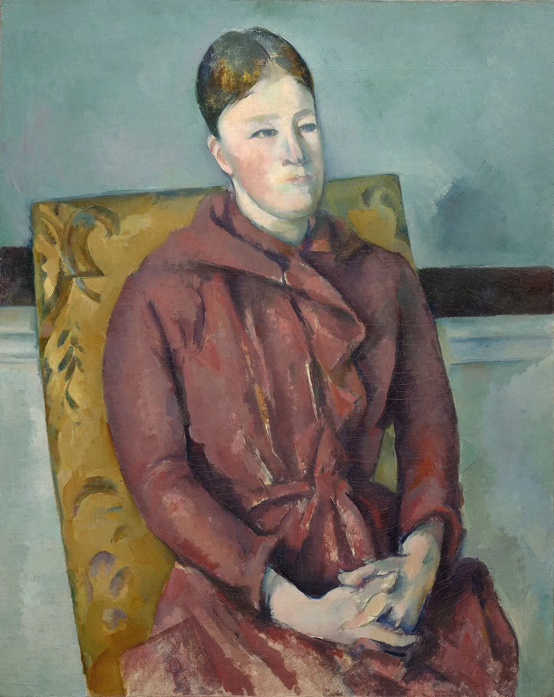 Madame Cézanne in a Yellow Chair — Paul Cézanne