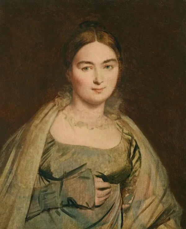 Madame Ingres, née Madeleine Chapelle (1814) by Jean-Auguste-Dominique Ingres — original painting reproduced as a hand-painted oil on canvas