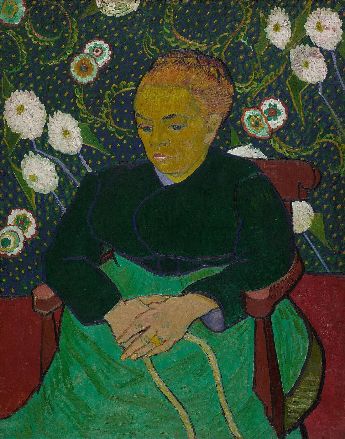 Madame Roulin Rocking the Cradle (La Berceuse) — Vincent van Gogh