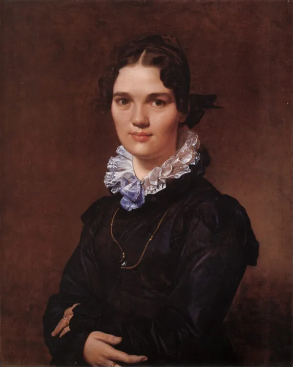 Mademoiselle Jeanne-Suzanne-Catherine Gonin (1821) by Jean-Auguste-Dominique Ingres — original painting reproduced as a hand-painted oil on canvas