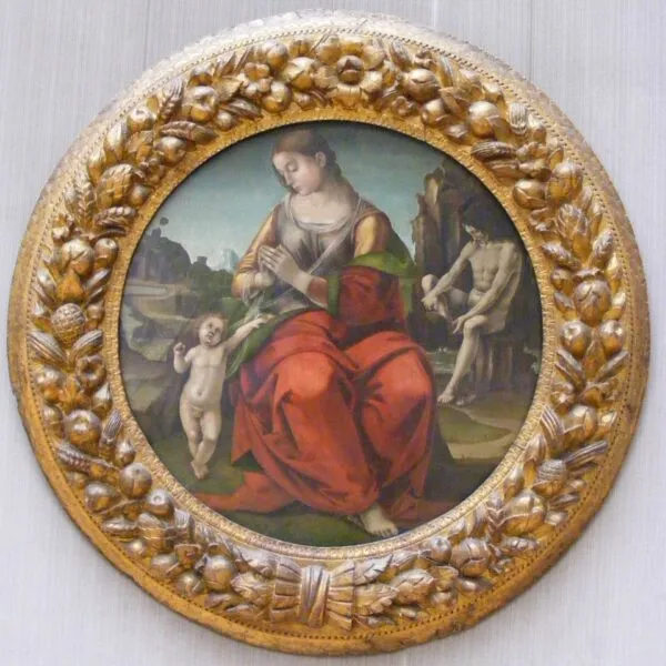 Madonna and Child (1492) by Luca Signorelli — original painting reproduced as a hand-painted oil on canvas