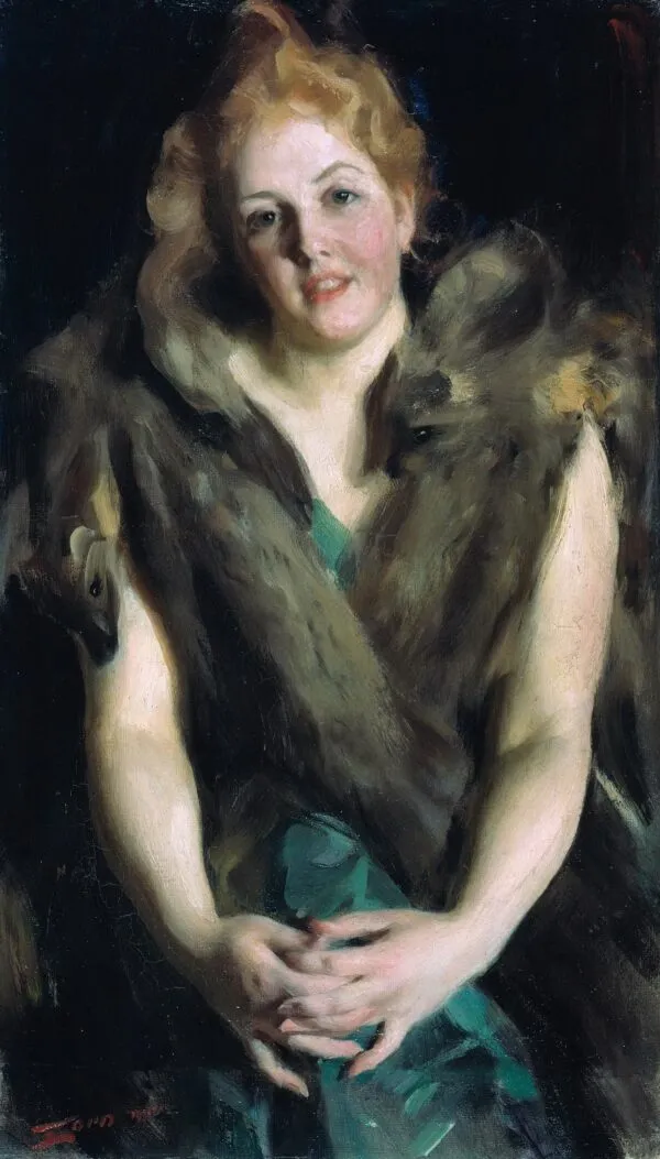 Maja (1900) by Anders Zorn — original painting reproduced as a hand-painted oil on canvas