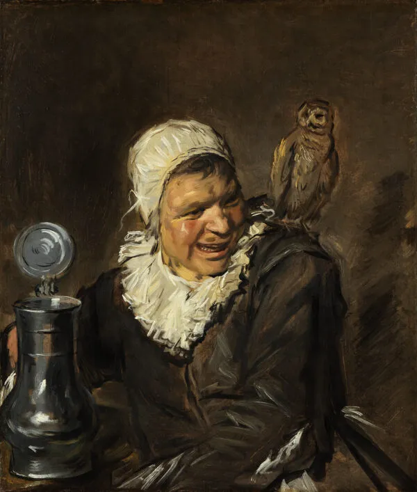 Malle Babbe (1640) by Frans Hals — original painting reproduced as a hand-painted oil on canvas