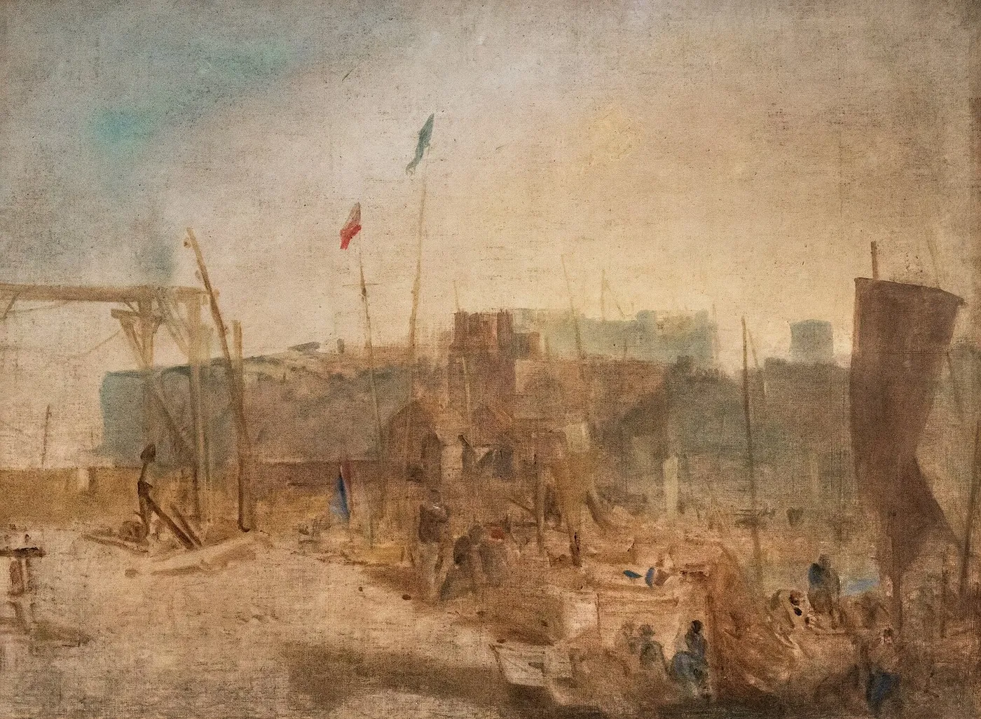 Margate (1806) by J. M. W. Turner — original painting reproduced as a hand-painted oil on canvas