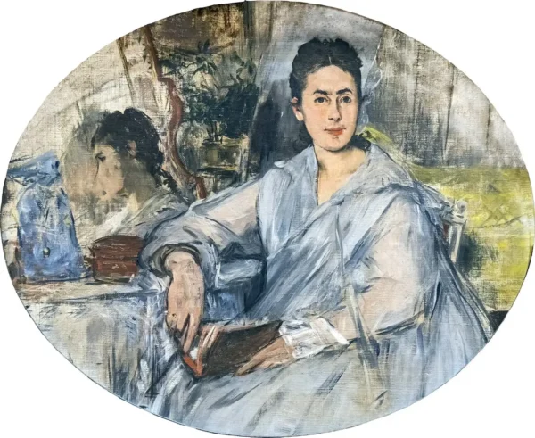 Marguerite de Conflans (1876) by Édouard Manet — original painting reproduced as a hand-painted oil on canvas