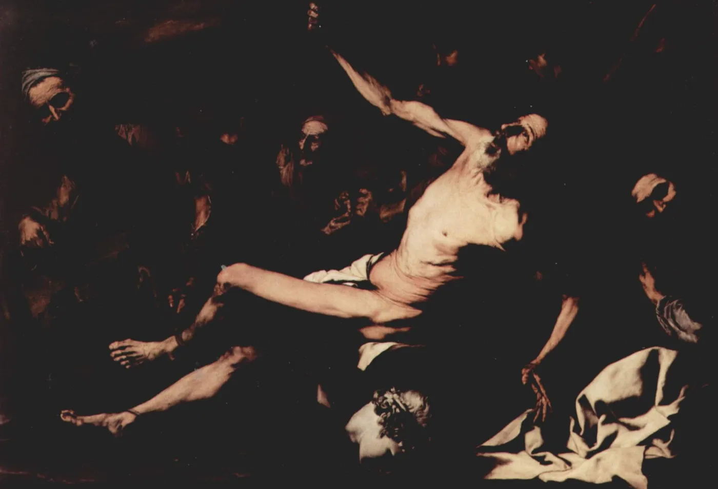 Martyrdom of St. Bartholomew (1635) by Jusepe de Ribera — original painting reproduced as a hand-painted oil on canvas