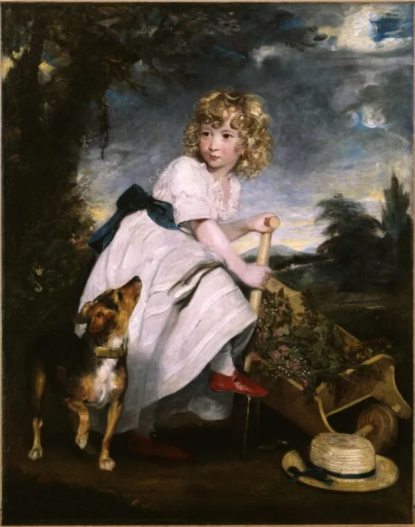 Master Henry Hoare (1788) by Joshua Reynolds — original painting reproduced as a hand-painted oil on canvas