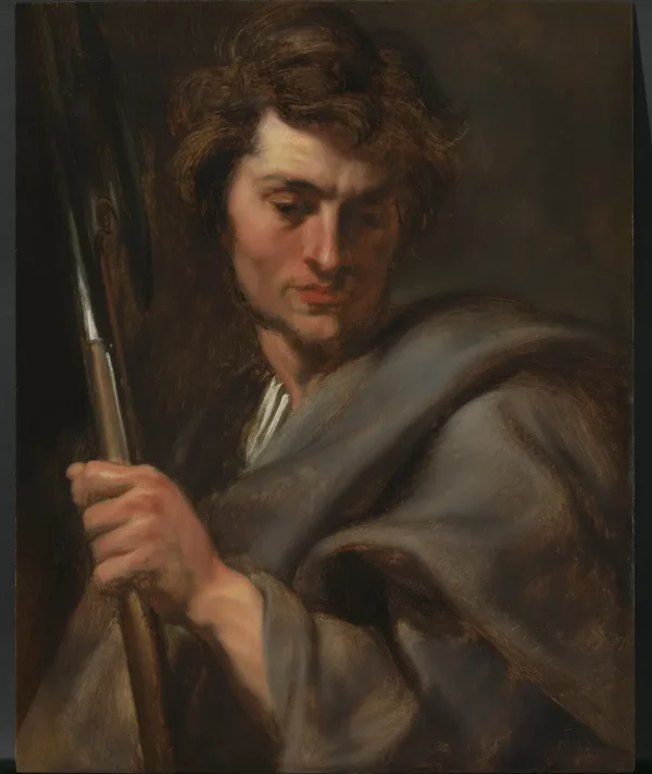 Matthew the Apostle (1619) by Anthony van Dyck — original painting reproduced as a hand-painted oil on canvas