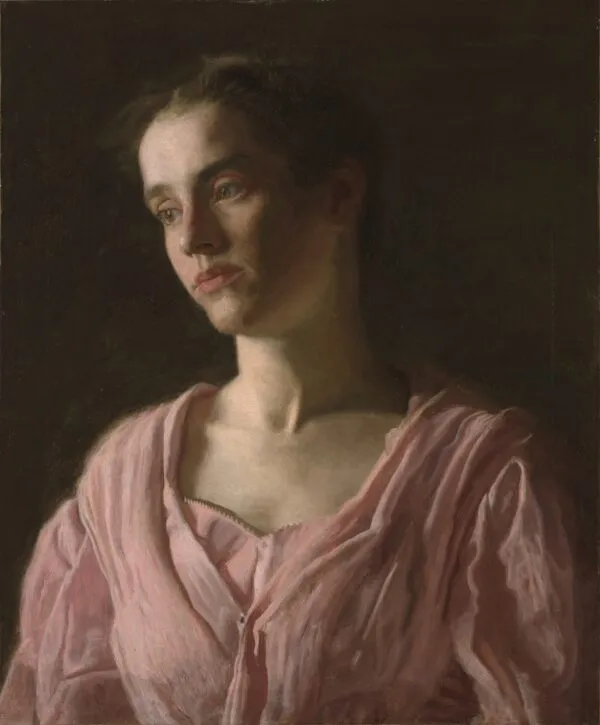 Maud Cook (Mrs. Robert C. Reid) (1895) by Thomas Eakins — original painting reproduced as a hand-painted oil on canvas