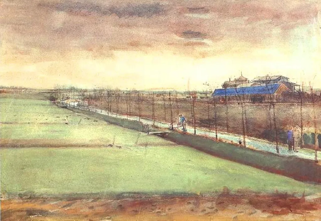 Meadows near Rijswijk and the Schenkweg — Vincent van Gogh