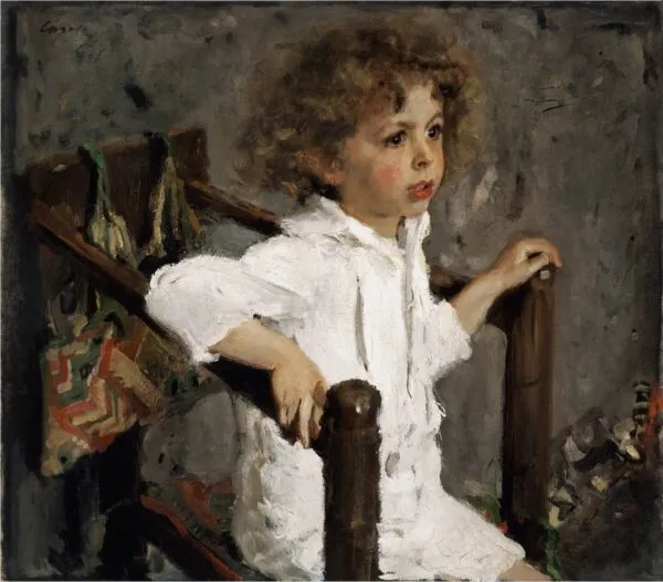 Mika Morozov (1901) by Valentin Serov — original painting reproduced as a hand-painted oil on canvas