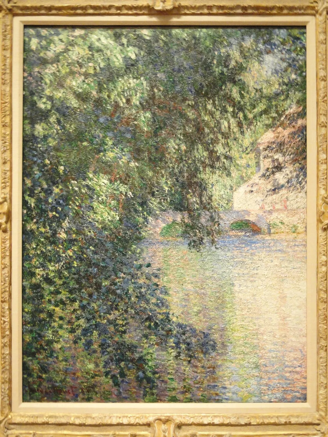 Mill at Limetz (1888) by Claude Monet — original painting reproduced as a hand-painted oil on canvas