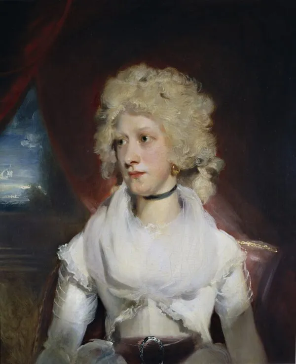 Miss Marthe Carr (1789) by Thomas Lawrence — original painting reproduced as a hand-painted oil on canvas