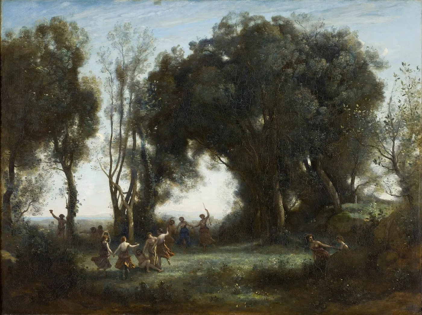 Morning. Dance of the Nymphs — Jean-Baptiste Camille Corot