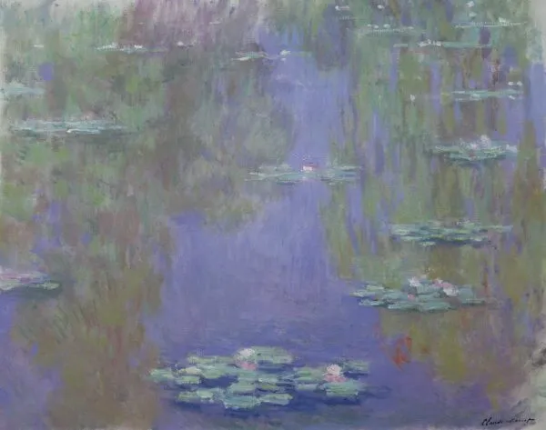 Nymphéas (1903) by Claude Monet — original painting reproduced as a hand-painted oil on canvas