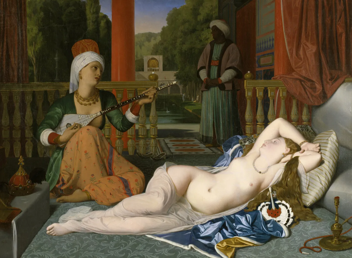Odalisque with Slave — Jean-Auguste-Dominique Ingres