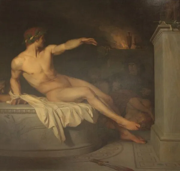 Oreste (1846) by Alexandre Cabanel — original painting reproduced as a hand-painted oil on canvas