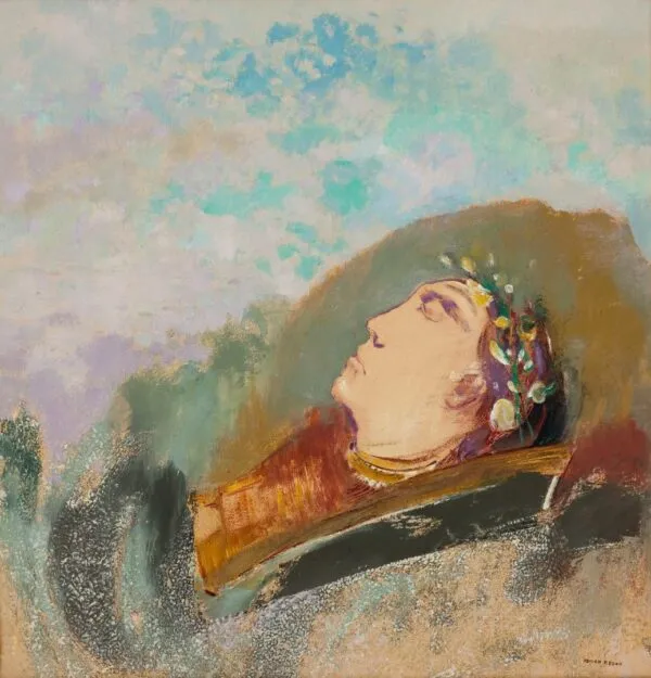 Orphée (1910) by Odilon Redon — original painting reproduced as a hand-painted oil on canvas