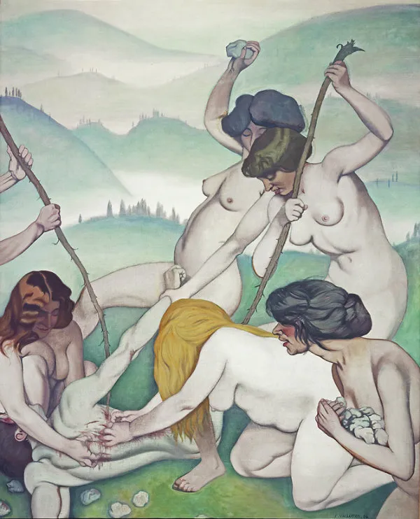 Orpheus dismembered — Félix Vallotton